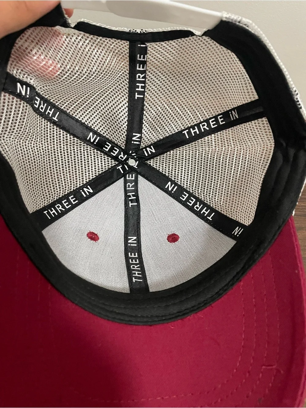 Red & White Sea Ray Adjustable Snap Closure Hat